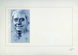 100. Geburtstag von Carlo Schmid 1996, Original-Entwurf (ca. 28,8 x ...