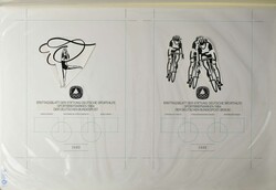 Sporthilfe: Olympische Sommerspiele-Satz 1984, vier Bund- und ...