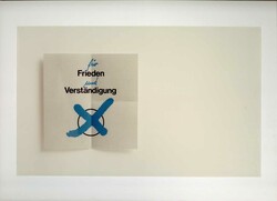 Frieden und Verständigung 1984, Original-Entwurf (ca. 41,1 x 30 cm) ...