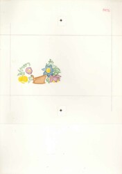 100. Geburtstag von Willi Richter 1994, Original-Entwurf (ca. 21 x 29 ...