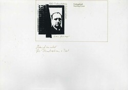 100. Geburtstag von Julius Leber 1991, Original-Entwurf (ca. 31,2 x ...