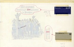 250 Jahre Salzburger Emigranten in Preussen 1982, Original-Entwurf ...