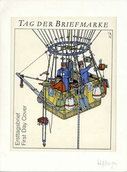 Tag der Briefmarke 1992, zwei Original-Entwürfe (ca. 24,8 x 33,3 cm ...
