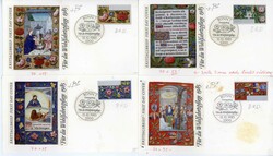 Wohlfahrt: Miniaturen-Sätze 1985, jew. vier Original-Entwürfe (ca. ...