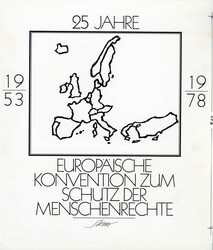 25 Jahre europ. Konvention zum Schutz der Menschenrechte 1978, ...