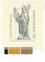 1000. Todestag des Hl. Wolfgang 1994, Original-Entwurf (ca. 20 x 27,9 ...