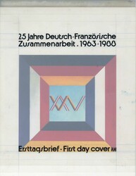 25 Jahre Vertrag über die deutsch-franz. Zusammenarbeit 1988, zwei ...