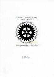 Weltkongress der internationalen Rotary-Clubs 1987, Original-Entwurf ...