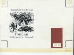 Fossilien 1978, drei Original-Entwürfe (zweimal 21,9 x 12,8 cm, ...
