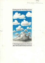 1. Vertragsstaatenkonferenz 1995, Original-Entwurf (21 x 29,7 cm) zu ...