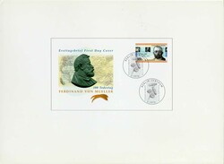 100. Todestag von Ferdinand von Müller 1986, zwei Original-Entwürfe ...