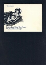 Weihnachten 1978, Original-Entwurf (21,1 x 30 cm) zu einem ...
