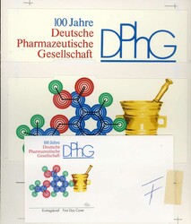100 Jahre pharmazeutische Gesellschaft 1990, Original-Entwurf (21,1 x ...