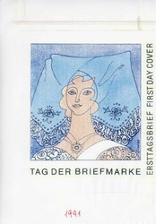 Tag der Briefmarke 1991, Original-Entwurf (21 x 27,4 cm) zu einem ...
