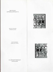 600 Jahre Kölner Universität 1988, mehrteiliger Original-Entwurf ...