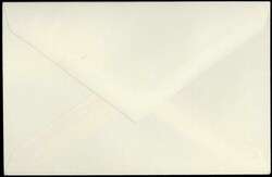 7 Pf. Berliner Bauten 1954, sauber auf Blanko-Schmuck-FDC mit EST, ...