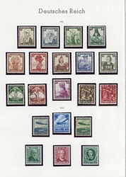 Deutschland-Nachlass: in fünf Leuchtturm-Vordruckalben, drei großen ...