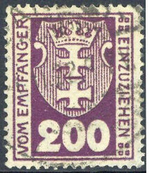 200 Pf. Portomarke 1923 mit Wz3Y., sauber und schön gest., bestens ...