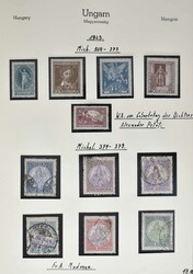 1871 - 1988, Slg. teils auf selbstgestalteten Blanko-, teils auf ...