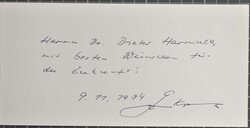 Krenz, Egon: drei Schriftstücke mit Unterschriften des ehem. ...