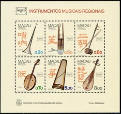 Briefmarkenausstellung-Block 1986, tadellos postfrisch, Kabinett. ...