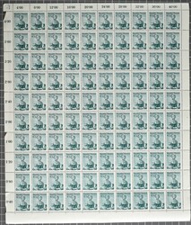 Trachten-Serie: Bogenpartie auf weißem Papier (1951), umfangr., ...