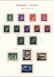 1945 - 2001, postfrische Slg. auf Leuchtturm-Vordruckseiten kpl. in ...