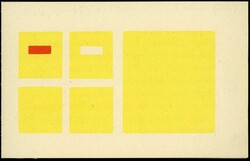 Sondermarkenheftchen 1982/1983, mit Druckausfall der Farben schwarz ...