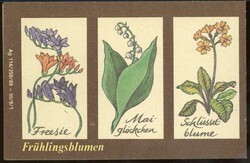 Blumen-Sondermarkenheftchen 1989, mit fehlendem Innendruck auf der 2. ...