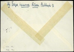 Luther-Bund und Tag der Briefmarke 1952, jew. als MeF bzw. EF auf ...