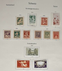 1913 - 1943, gehaltvolle Kollektion auf alten KA-BE-Vordruckseiten ...