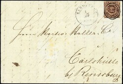 Ringnummernstpl. '137' (Barmstedt), Dänemark-Nr. 1. 'Fire RBS' auf ...