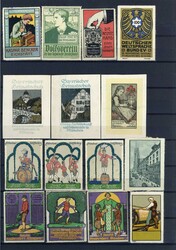 Zusammenstellung: Partie von über 360 alten Firmenreklame-, Messe-, ...