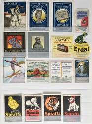 Zusammenstellung: Partie von rund 420 alten Firmenreklame-, Messe-, ...