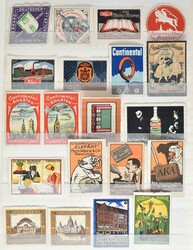 Hannover: Partie von 26 alten Siegelmarken aus etwa den Jahren 1900 ...