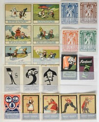 Genussmittel: Partie von über 300 alten Werbemarken, zumeist aus dem ...