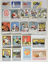 Nahrungs- und Genussmittel: Partie von über 460 alten Werbemarken, ...