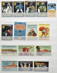 Nahrungs- und Genussmittel: Partie von über 460 alten Werbemarken, ...