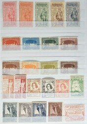 Messen/Anlässe Europa: Partie von rund 400 dekorativen Werbemarken ...