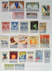 Frankreich: Partie von über 240 alten Messe-, Anlass-, Militär- und ...