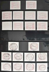 Automatenmarken: umfangr. Slg. aus den Jahren 1984 bis 2002 in ...