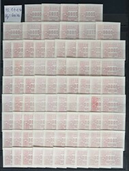 Automatenmarken: inters. Posten der ATM-Ausgaben der Jahre 1984 bis ...