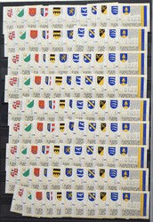 Automatenmarken: umfangr. Posten mit u. a. 19 kpl. Satzserien ...