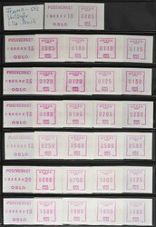 Automatenmarken/Schalterfreistempel: inters. Zusammenstellung von ATM ...