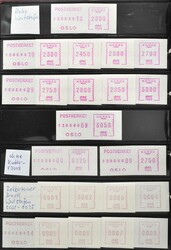 Automatenmarken/Schalterfreistempel: inters. Zusammenstellung von ATM ...