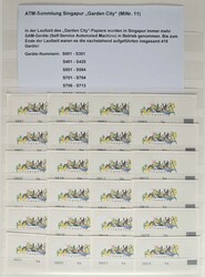 Automatenmarken: postfrische Spezialslg. der Mi.-Nr. 11. 'Garden ...