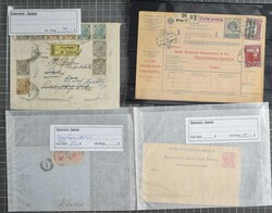 Ca. 1880 - 1958, urige Belegepartie im Umschlag, beginnend mit ...