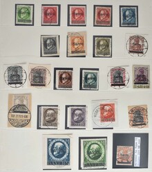 1920 - 1935, gest. Slg. auf Safe-Dual-Vordruckseiten im entspr. ...