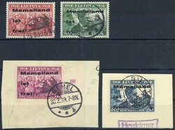 Marken von Litauen-Satz 1936, in Aufdrucktype I., jew. sauber gest., ...