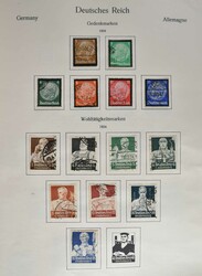 Deutschland-Nachlass: in vier großen Besichtigungskartons beginnend ...